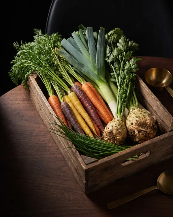 Cagette de légumes du marché